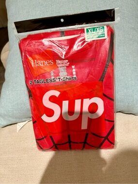 Supreme Hanes Spider-Man Tagless Tees 2 Pack size XL